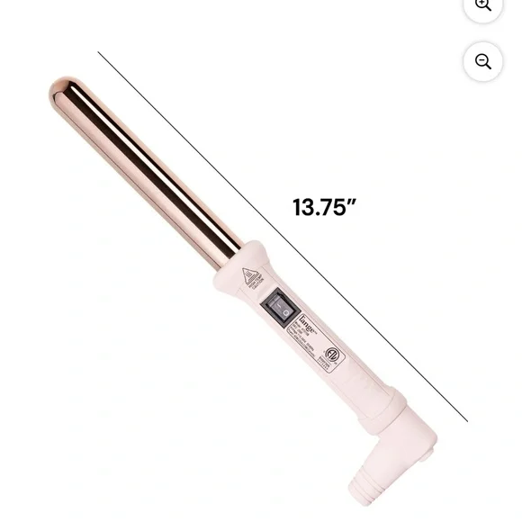 Ondulé Blush 1.25" (32MM) Titanium Curling Wand for Beach Waves